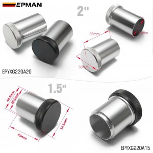 EPMAN Billet Aluminium Alloy Weld On Filler Neck And Cap 2"/1.5" - Fuel Oil Tank Oil Fuel Surge Tank Water Tank & Radiator & Coolant Reservoir Caps