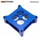 EPMAN 2 inch T6 Aluminum 4150 CNC Machined Carburetor Spacer Square Bore 4 Port EPAA01G312 EPMAN 2 inch T6 Aluminum 4150 CNC Machined Carburetor Spacer Square Bore 4 Port EPAA01G312