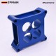 EPMAN 2 inch T6 Aluminum 4150 CNC Machined Carburetor Spacer Square Bore 4 Port EPAA01G312 EPMAN 2 inch T6 Aluminum 4150 CNC Machined Carburetor Spacer Square Bore 4 Port EPAA01G312