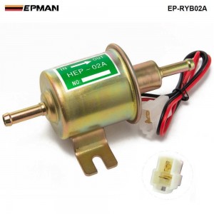 EPMAN Universal 12V Auto Petrol Diesel Gas Fuel Pump Inline Electric Fuel Pump HEP-02A EP-RYB02A