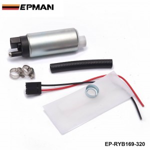 EPMAN 320LPH High Performance Fuel Pump for  F20000169 255LPH for Tuning Racing Cars EP-RYB169-320