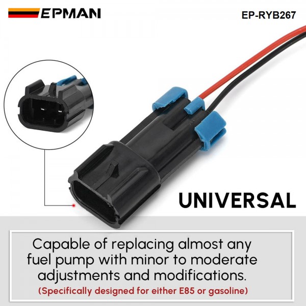EPMAN Universal E85 Ethanol TIA485-2 / F90000267 450LPH Internal Fuel Pump plus Install kit EP-RYB267 EPMAN Universal E85 Ethanol TIA485-2 / F90000267 450LPH Internal Fuel Pump plus Install kit EP-RYB267