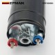 EPMAN 0580254044 High Performance EFI 400LPH Power Flow Inline External Fuel Pump E85 380 Black Short Type Accessories EPRYB055G