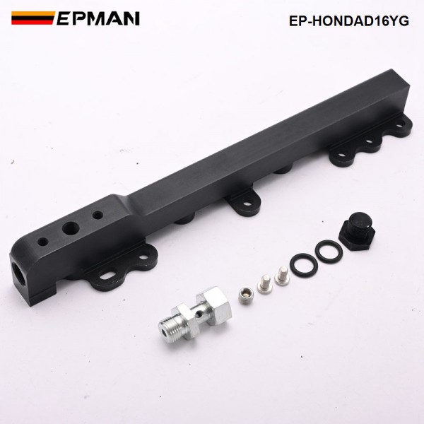 EPMAN Racing-High Quality High Volume aluminum Fuel Rail For Honda D15B7 D15B8 D16A6 D16Z6 EP-HONDAD16YG