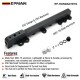 EPMAN Racing-High Quality High Volume aluminum Fuel Rail For Honda D15B7 D15B8 D16A6 D16Z6 EP-HONDAD16YG