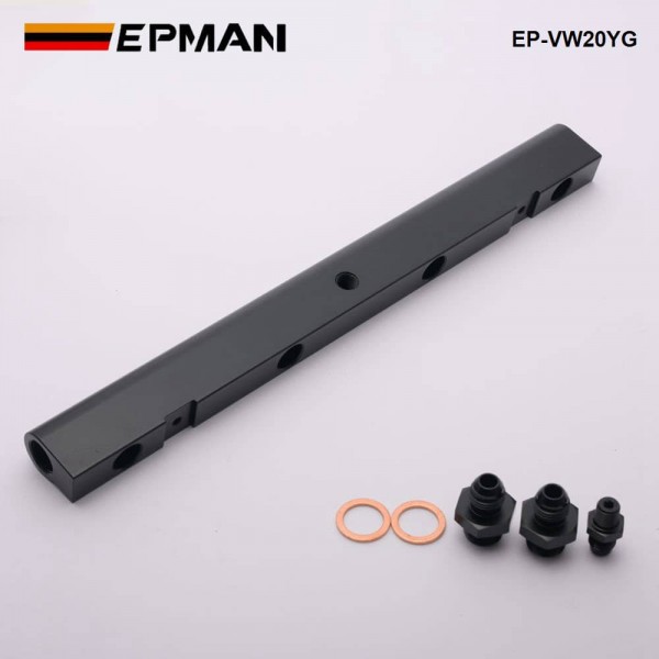 EPMAN Billet Aluminum High Flow Fuel Injector Rail Kit For Audi / For Volkswagen 1.8T 20V EP-VW20YG