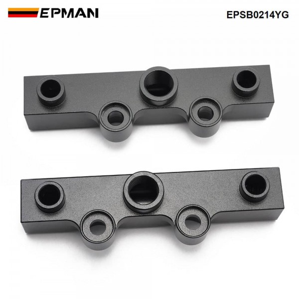 EPMAN Top Feed Fuel Rails Billet Aluminum For Subaru w/ -8 Inlet -6 Return For Subaru WRX STI Fuel System EPSB0214YG
