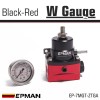 With Gauge, Black-Red  