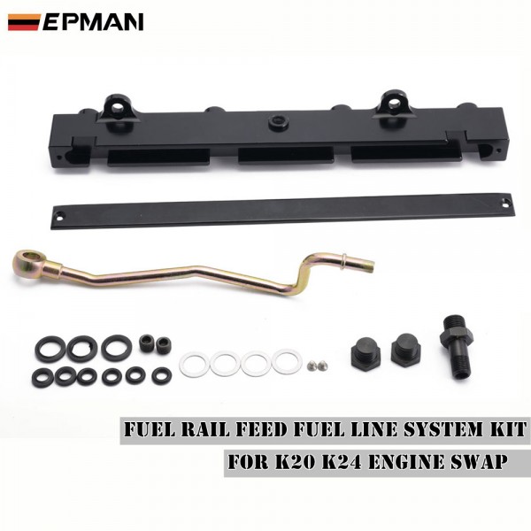 EPMAN K Swap Fuel Line System Set Fuel Rail Pressure Regulator For Honda Civic Integra EG EK EPAA01G159