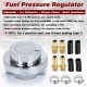 (MOQ:10 SETS) EPMAN Pro Flow Fuel Pressure Regulator Kit Adjustable 1-5 PSI for Engine Carburetor Carb Kit W/ 8mm 10mm Hose Tails EPAA09G01 