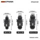 EPMAN 20PCS/CARTON Universal Aluminum One Way Check Valve with Spring AN6 AN8 AN10 Black for Fuel Oil Air System EPAA31G01-20T