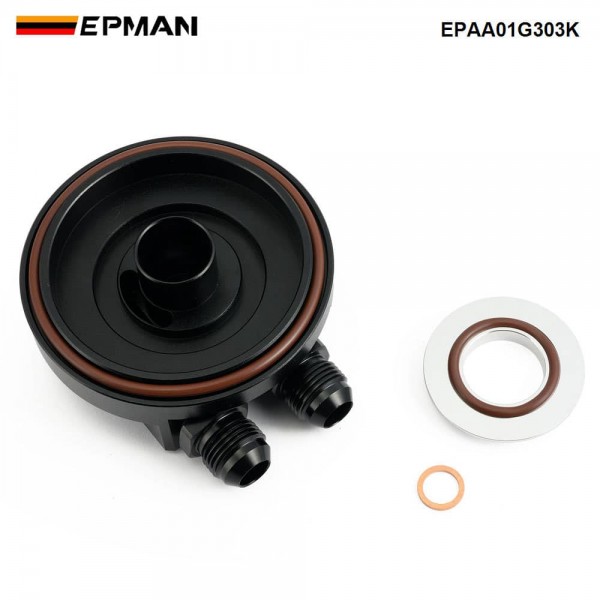 EPMAN Oil Filter Lid With Oil Cooler Fittings and 2 Sensor Ports for BMW Z3 Z4 Series E36 E46 E34 E85 325i M3 M50 S50 S52 S54 EPAA01G303K