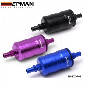Tansky -- EPMAN Racing Fuel Filter UNI Competition 10Micron Paper Filter Complete  EP-ZZOF01