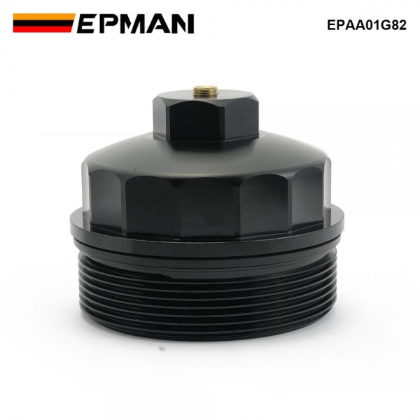 EPMAN Billet Aluminum Oil Filter Cover Cap For Ford 6.0L Diesel F250 F350 F450 F550 03-07 Oil Filter EPAA01G82