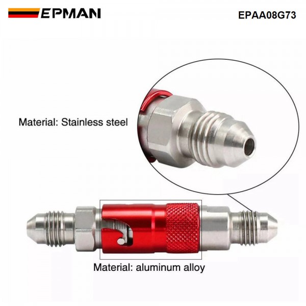 EPMAN Universal AN3 Motorcycle Brake Line Hose Fluid Quick Release Connect Fitting Adapter Kit for Yamaha Brake Cable EPAA08G73 EPMAN Universal AN3 Motorcycle Brake Line Hose Fluid Quick Release Connect Fitting Adapter Kit for Yamaha Brake Cable EPAA08G73