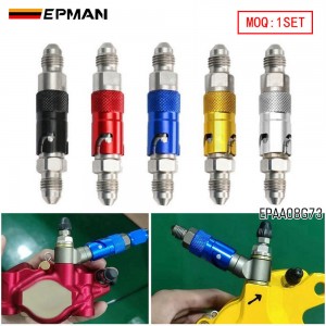 EPMAN Universal AN3 Motorcycle Brake Line Hose Fluid Quick Release Connect Fitting Adapter Kit for Yamaha Brake Cable EPAA08G73
