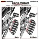 EPMAN Motorcycle Driver Floorboard Extensions For Touring Electra Glide / Road Glide/Road King/Street Glide for 2009-2023 1" & 1.5" Black Spacers EPAA08G76