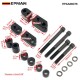 EPMAN Motorcycle Driver Floorboard Extensions For Touring Electra Glide / Road Glide/Road King/Street Glide for 2009-2023 1" & 1.5" Black Spacers EPAA08G76