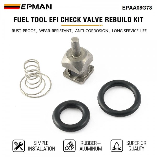 EPMAN Fuel Tool Kit Replacement for Harley Davidson Tool Kit EFI Check Valve Rebuild Kit compatible with Harley Davidson 2001-2022 EPAA08G78