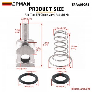 EPMAN Fuel Tool Kit Replacement for Harley Davidson Tool Kit EFI Check Valve Rebuild Kit compatible with Harley Davidson 2001-2022 EPAA08G78