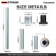 EPMAN A-Arm Bushing Kit Heavy Duty HDPE for Polaris RZR 800 / RZR S / 4 800 2008-2014 Suitable for Front and Rear Suspension Bushings EPAA09G25 EPMAN A-Arm Bushing Kit Heavy Duty HDPE for Polaris RZR 800 / RZR S / 4 800 2008-2014 Suitable for Front and Rear Suspension Bushings EPAA09G25