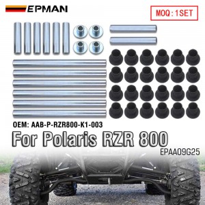 EPMAN A-Arm Bushing Kit Heavy Duty HDPE for Polaris RZR 800 / RZR S / 4 800 2008-2014 Suitable for Front and Rear Suspension Bushings EPAA09G25