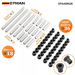 EPMAN A-Arm Bushing Kit Heavy Duty Control Arm Bushing Kit For Polaris Ranger XP 900 2013+ For Polaris Ranger 1000 XP Crew 2017-2018 For Polaris Ranger 1000 Diesel 2015-2018 EPAA09G26