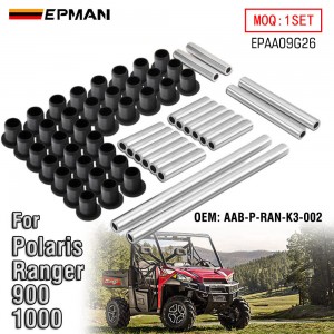 EPMAN A-Arm Bushing Kit Heavy Duty Control Arm Bushing Kit For Polaris Ranger XP 900 2013+ For Polaris Ranger 1000 XP Crew 2017-2018 For Polaris Ranger 1000 Diesel 2015-2018 EPAA09G26