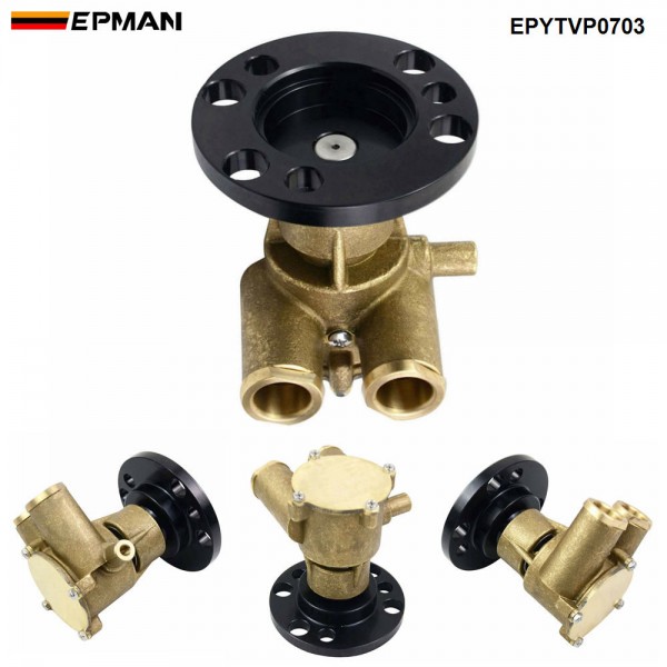 EPMAN Sea Raw Water Pump For 454 VOLVO 3860703 JABSCO 50410-1201 F6B-9 Impeller Crank EPYTVP0703