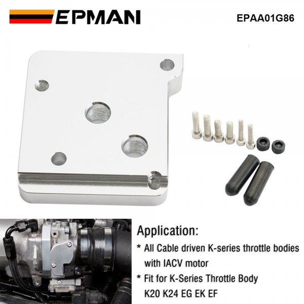 EPMAN Idle Air Control Valve Plate Set Strong Strength High Hardness Throttle IACV Plate for K‑Series Throttle Body EPAA01G86