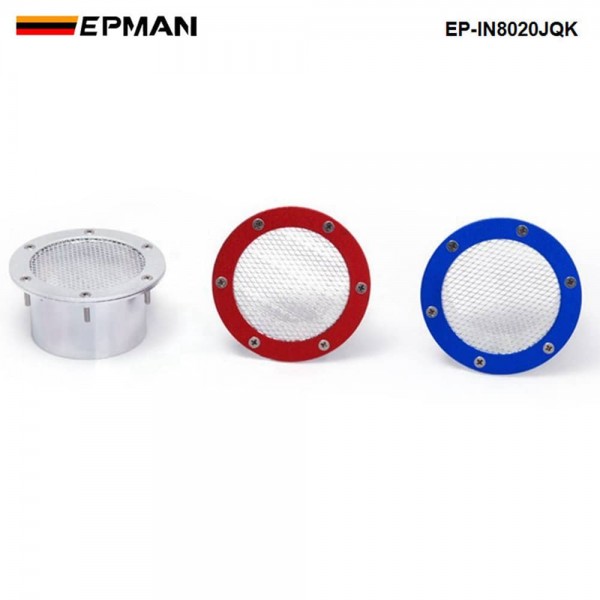 EPMAN - High quality Air Intake Cover Fit for universal 3inch Air Filter EP-IN8020JQK