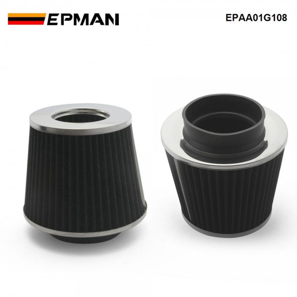 EPMAN Aluminum Cold Air Intake System With Filter For Infiniti G37 3.7L 08-13 For Nissan 370Z 09-20 EPAA01G108