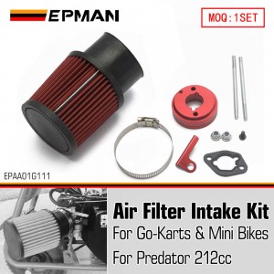 EPMAN Inlet Air Filter Intake Kit For Predator 212cc 6.5HP Engine Go Kart EPAA01G111