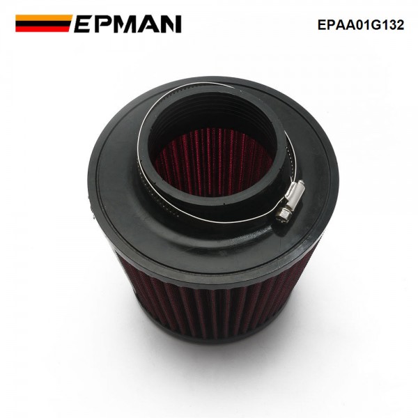EPMAN Red Cold Air Intake Kit Heat Shield Filter For VW Golf GTI MK6 2.0 TFSI EA113 11-12 EPAA01G132