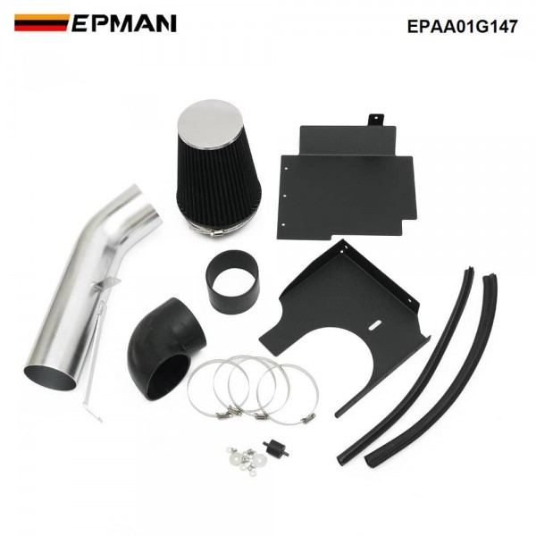 EPMAN Cold Air Intake Tube + Heat Shield for GMC/Chevy /Chevrolet V8 4.8L/5.3L/6.0L Silverado 1500/2500/3500 1999-2006 EPAA01G147