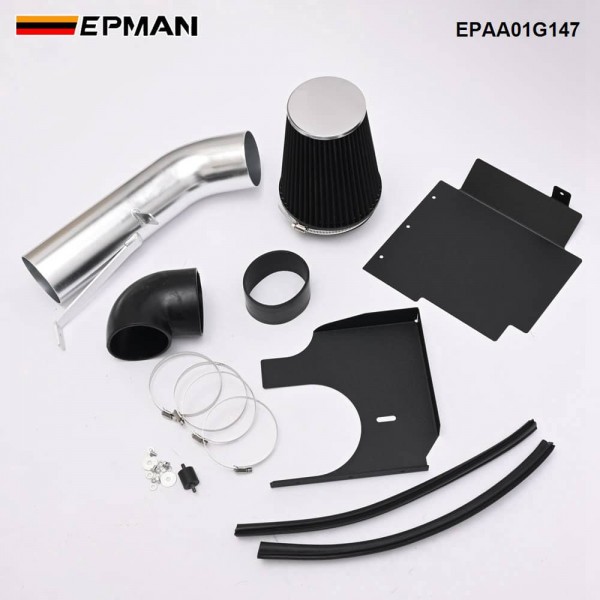 EPMAN Cold Air Intake Tube + Heat Shield for GMC/Chevy /Chevrolet V8 4.8L/5.3L/6.0L Silverado 1500/2500/3500 1999-2006 EPAA01G147
