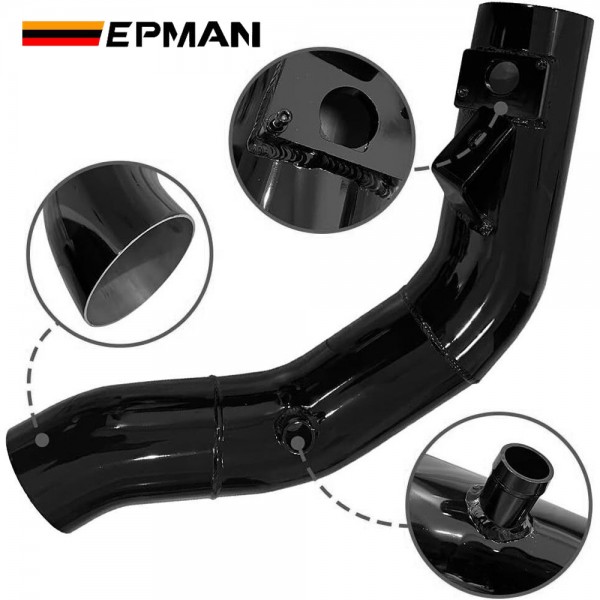 EPMAN Car Aluminum Cold Air Intake Kit Pipe With Air Filter For Ford Powerstroke Diesel 2003-2007 E350 E450 F250 F350 F450 F550 EPAA01G162