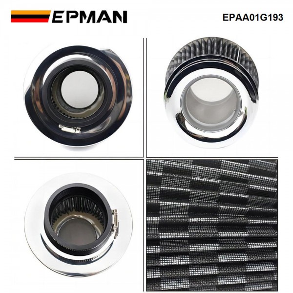 EPMAN 20Sets/Carton Power Intake High Flow Cold Air Intake Filter Cleaner Racing Car Air Filter Universal EPAA01G193-20T