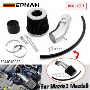 EPMAN Cold Air Intake Induction Kit +Filter For Mazda3 Mazda6 2.5L L4 2014-2018 EPAA01G232
