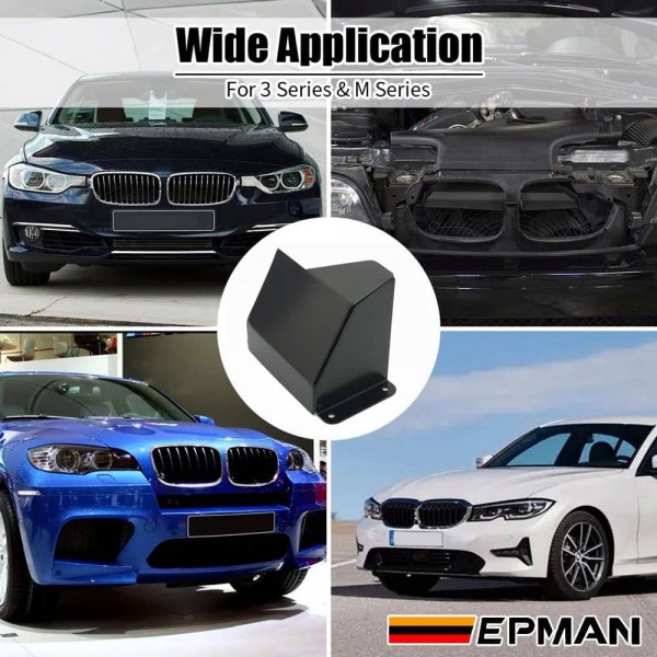 EPMAN Aluminum Heat Shield Cover For BMW M2 M3 M4 1 2 3 4 Series F30 320  F80 F82 N20 Cold Air Scoops Intake EPAA01G234
