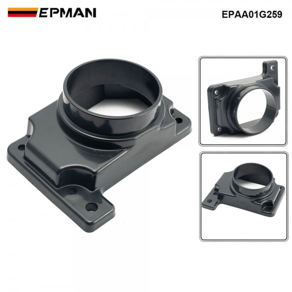 EPMAN 3" Mass Air Flow Sensor Intake Adapter Plate For Galant For Mitsubishi 2.4L L4 / 3.0L V6 94-03 EPAA01G259