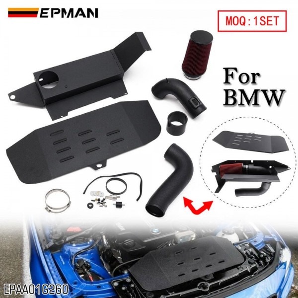 EPMAN Turbo Air Intake System With Aluminum Pipe, Filter,Accessories For BMW 228i 320i 328i 420i 428i F22 F30 F32 2012-2016 EPAA01G260