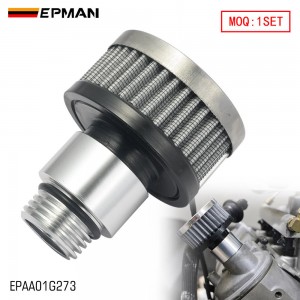 EPMAN Performance Billet Valve Cover Breather Filter Kit for LS Fabricated Sheet Metal Valve Covers EPAA01G273