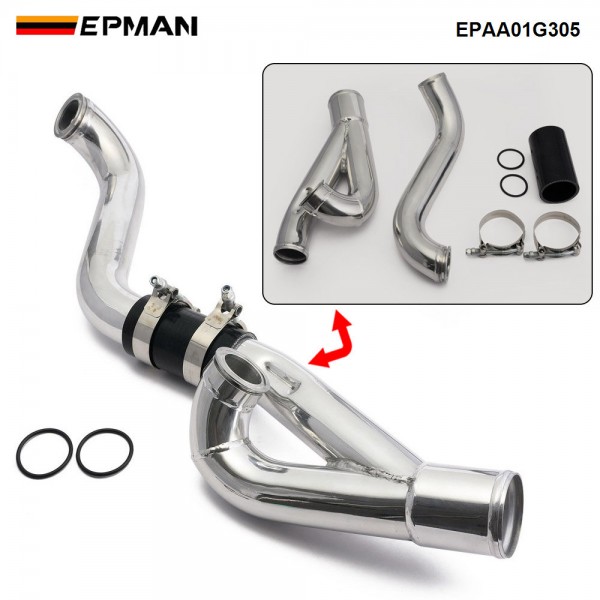 EPMAN Aluminum Turbo Charge Pipe For BMW N54 135i 535i 1M E82 E88 E89 E60 3.0L LHD Engine Parts EPAA01G305