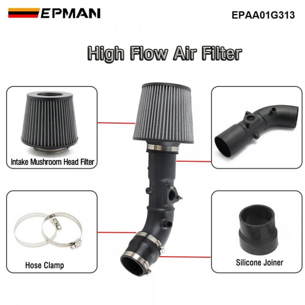 EPMAN Performance Cold Air Intake Kit + Filter for Toyota Corolla 2009-2017 1.8L EPAA01G313