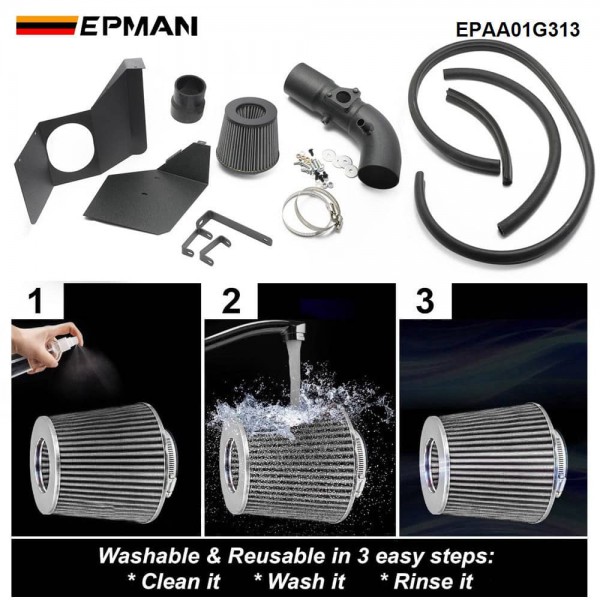 EPMAN Performance Cold Air Intake Kit + Filter for Toyota Corolla 2009-2017 1.8L EPAA01G313