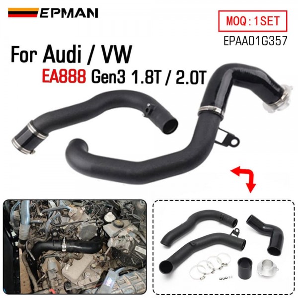 EPMAN Intercooler Charge Pipe Kit For VW Golf GTI R MK7 Audi A3 S3 EA888 GEN3 1.8T 2.0T TSI EPAA01G357