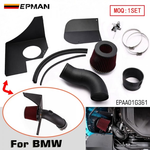 EPMAN B58 Cold Air Intake System For BMW M140i M240i 340i 440i F30 F32 F-Series 3.0L Turbo LHD RHD Aluminum Induction Kit EPAA01G361