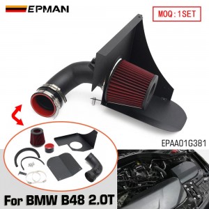 EPMAN 3" Cold Air Intake Kit with Heat Shield for BMW B48 2.0T (F20/F22/F30/F32) EPAA01G381