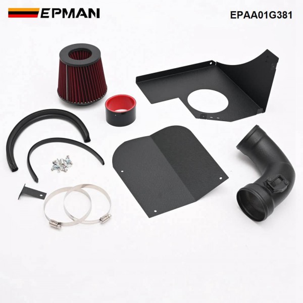 EPMAN 3" Cold Air Intake Kit with Heat Shield for BMW B48 2.0T (F20/F22/F30/F32) EPAA01G381